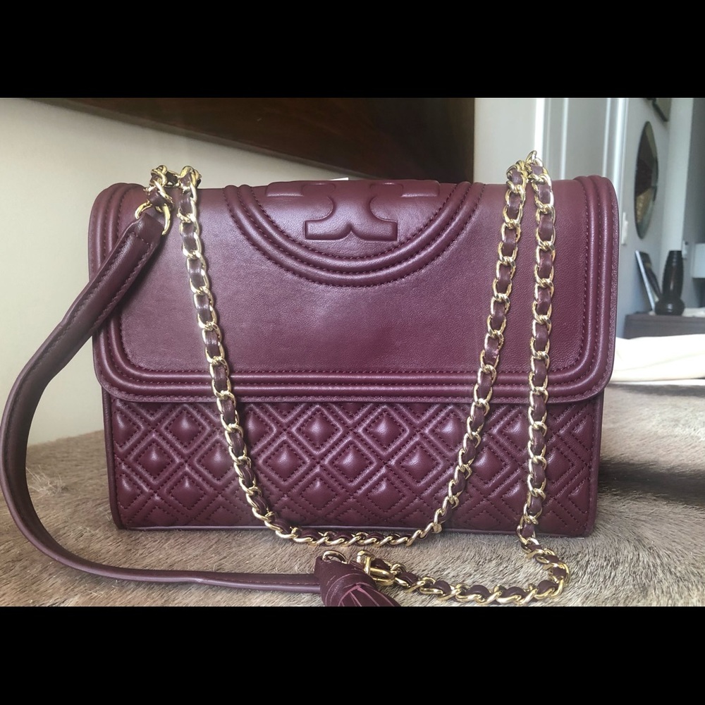 TORY BURCH Fleming shoulder bag in Port Royal